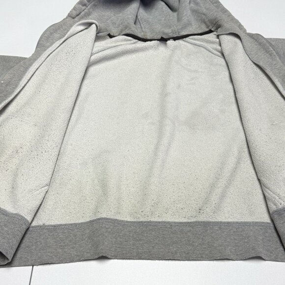 Vintage Anchor Blue Hoodie Sweatshirt Mens L Gray Y2K Surf Streetwear - Picture 16 of 16